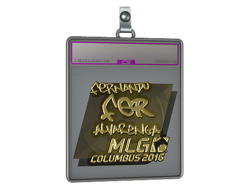Sticker Slab | fer (Gold) | MLG Columbus 2016