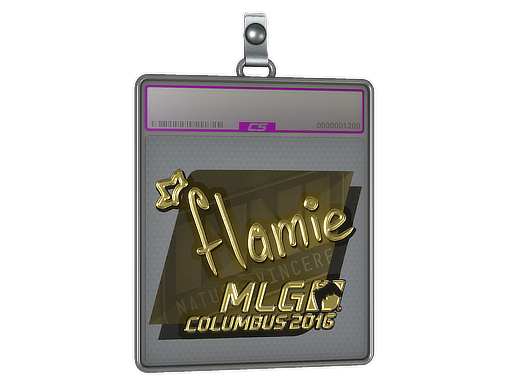 Sticker Slab | flamie (Gold) | MLG Columbus 2016