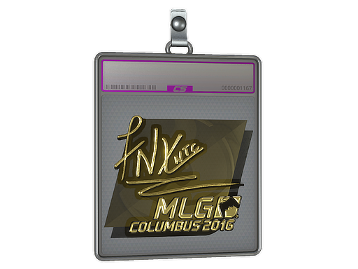 Sticker Slab | fnx (Gold) | MLG Columbus 2016