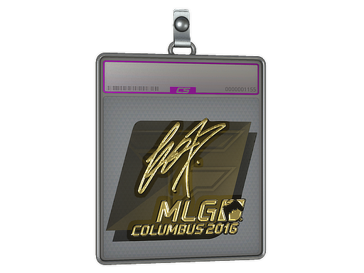 Sticker Slab | fox (Gold) | MLG Columbus 2016