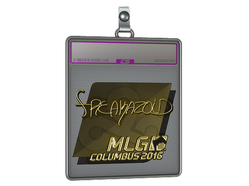 Sticker Slab | freakazoid (Gold) | MLG Columbus 2016