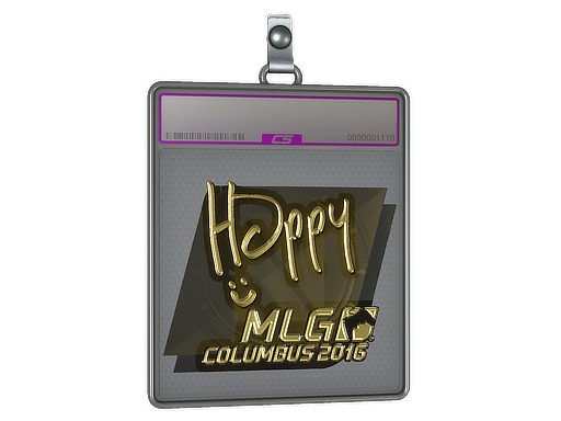 Sticker Slab | Happy (Gold) | MLG Columbus 2016