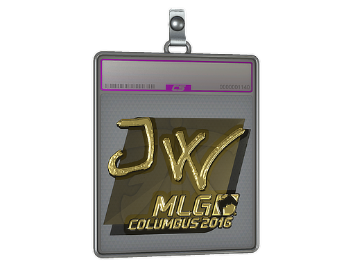 Sticker Slab | JW (Gold) | MLG Columbus 2016