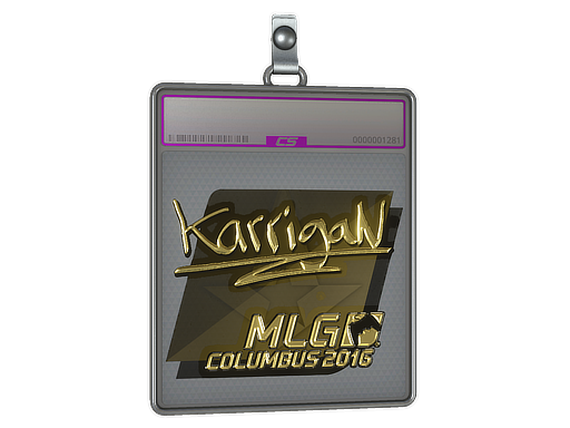 Sticker Slab | karrigan (Gold) | MLG Columbus 2016