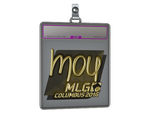 Sticker Slab | mou (Gold) | MLG Columbus 2016
