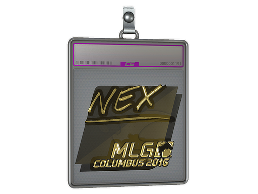 Sticker Slab | nex (Gold) | MLG Columbus 2016