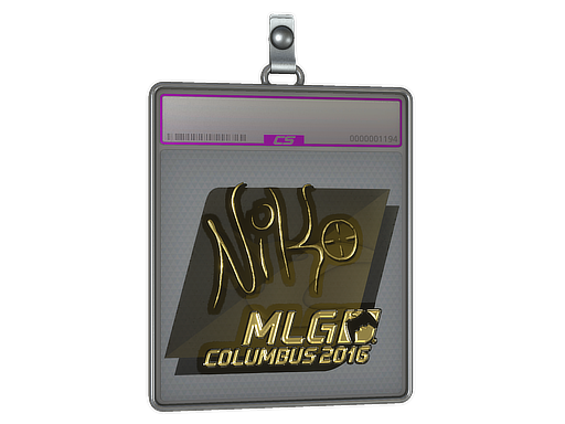 Sticker Slab | NiKo (Gold) | MLG Columbus 2016