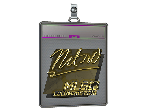 Sticker Slab | nitr0 (Gold) | MLG Columbus 2016