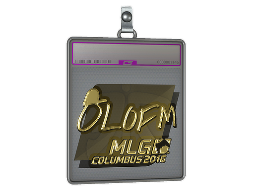 Sticker Slab | olofmeister (Gold) | MLG Columbus 2016