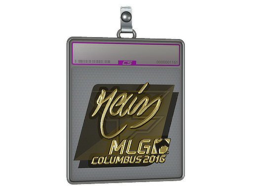 Sticker Slab | rain (Gold) | MLG Columbus 2016