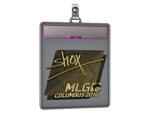 Sticker Slab | shox (Gold) | MLG Columbus 2016