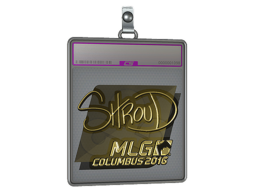 Sticker Slab | shroud (Gold) | MLG Columbus 2016