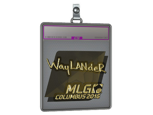 Sticker Slab | wayLander (Gold) | MLG Columbus 2016