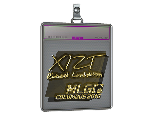Sticker Slab | Xizt (Gold) | MLG Columbus 2016