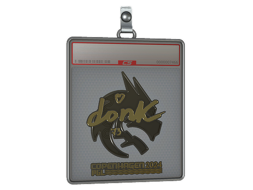 Sticker Slab | donk (Gold) | Copenhagen 2024