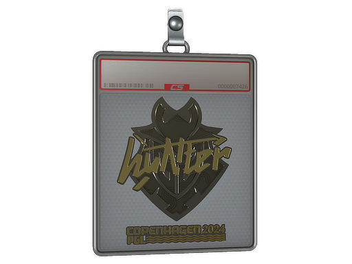 Sticker Slab | huNter- (Gold) | Copenhagen 2024