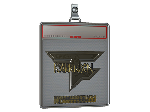 Sticker Slab | karrigan (Gold) | Copenhagen 2024