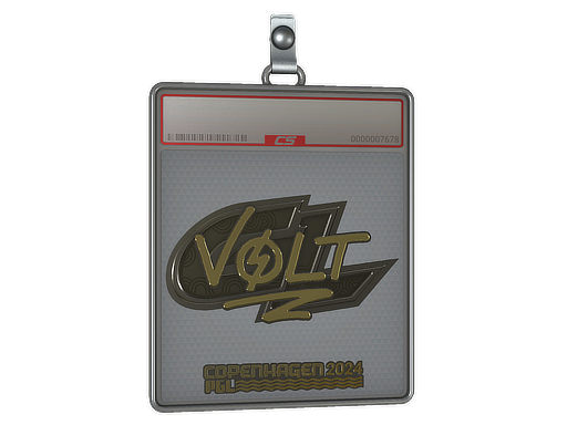 Sticker Slab | volt (Gold) | Copenhagen 2024