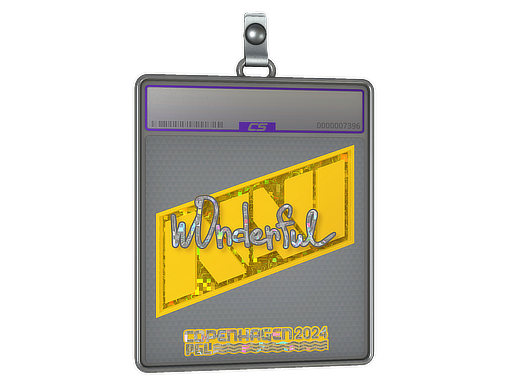 Sticker Slab | w0nderful (Glitter) | Copenhagen 2024