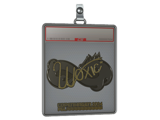 Sticker Slab | woxic (Gold) | Copenhagen 2024