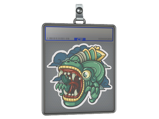Sticker Slab | Baby Fire Serpent