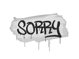 Sealed Graffiti | Sorry