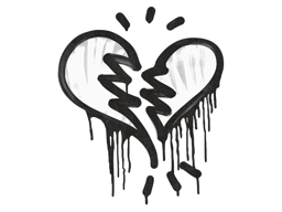 Sealed Graffiti | Broken Heart