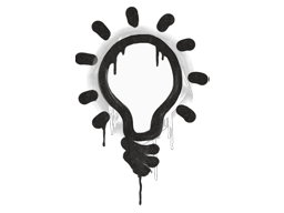 Sealed Graffiti | Lightbulb