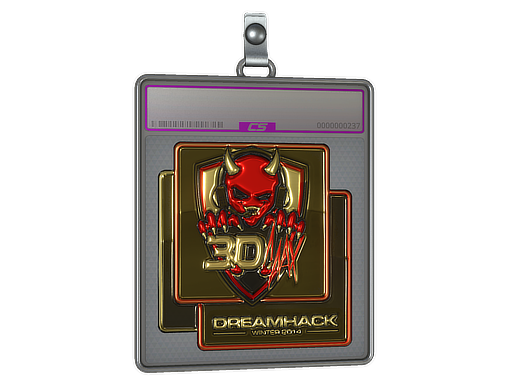 Sticker Slab | 3DMAX (Gold) | DreamHack 2014
