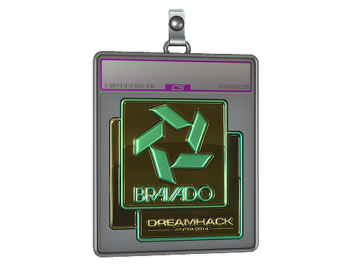 Sticker Slab | Bravado Gaming (Gold) | DreamHack 2014