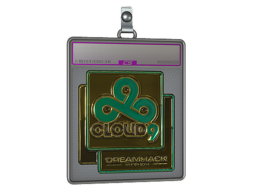 Sticker Slab | Cloud9 (Gold) | DreamHack 2014