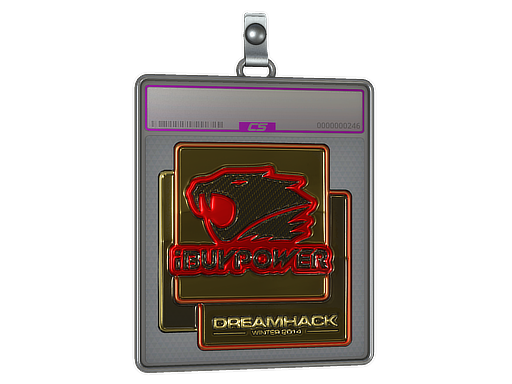 Sticker Slab | iBUYPOWER (Gold) | DreamHack 2014