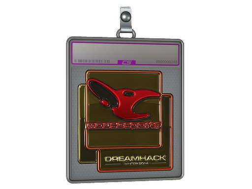 Sticker Slab | mousesports (Gold) | DreamHack 2014