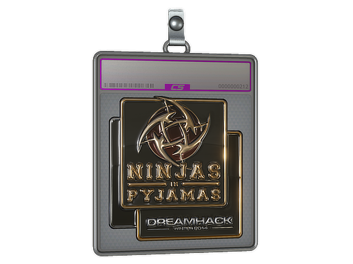 Sticker Slab | Ninjas in Pyjamas (Foil) | DreamHack 2014