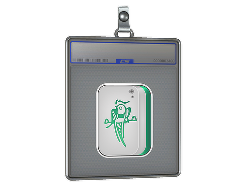 Sticker Slab | Mahjong Rooster