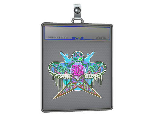 Sticker Slab | Blue Swallow