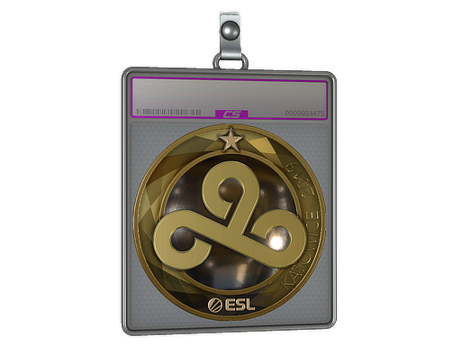 Sticker Slab | Cloud9 (Gold) | Katowice 2019