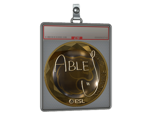 Sticker Slab | ableJ (Gold) | Katowice 2019