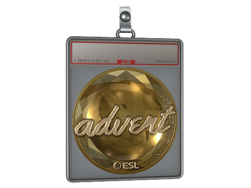 Sticker Slab | advent (Gold) | Katowice 2019