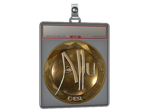 Sticker Slab | allu (Gold) | Katowice 2019