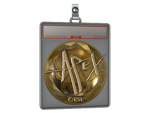 Sticker Slab | apEX (Gold) | Katowice 2019