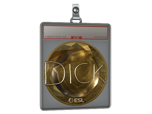 Sticker Slab | DickStacy (Gold) | Katowice 2019