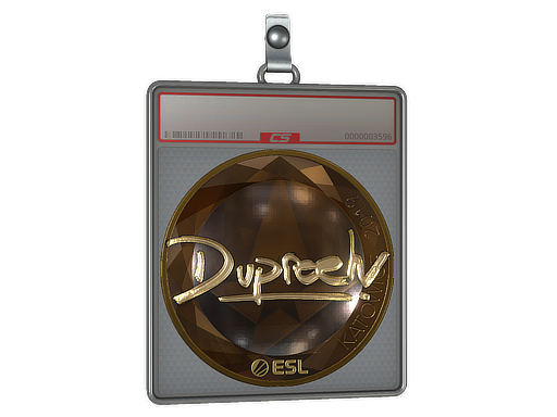 Sticker Slab | dupreeh (Gold) | Katowice 2019