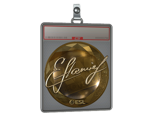 Sticker Slab | flamie (Gold) | Katowice 2019