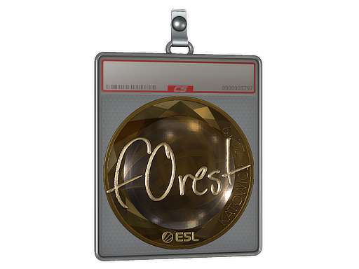 Sticker Slab | f0rest (Gold) | Katowice 2019