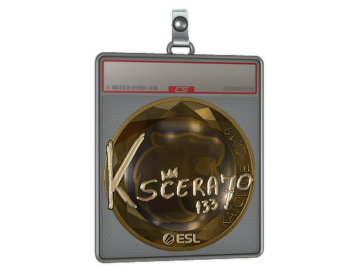 Sticker Slab | KSCERATO (Gold) | Katowice 2019