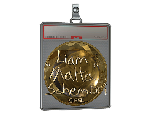 Sticker Slab | malta (Gold) | Katowice 2019