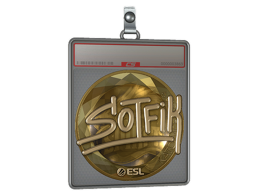 Sticker Slab | S0tF1k (Gold) | Katowice 2019