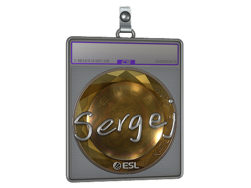 Sticker Slab | sergej (Foil) | Katowice 2019