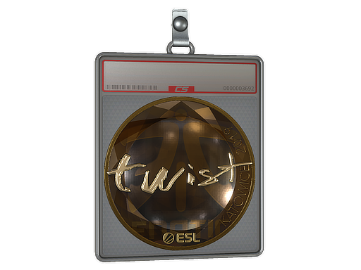 Sticker Slab | twist (Gold) | Katowice 2019